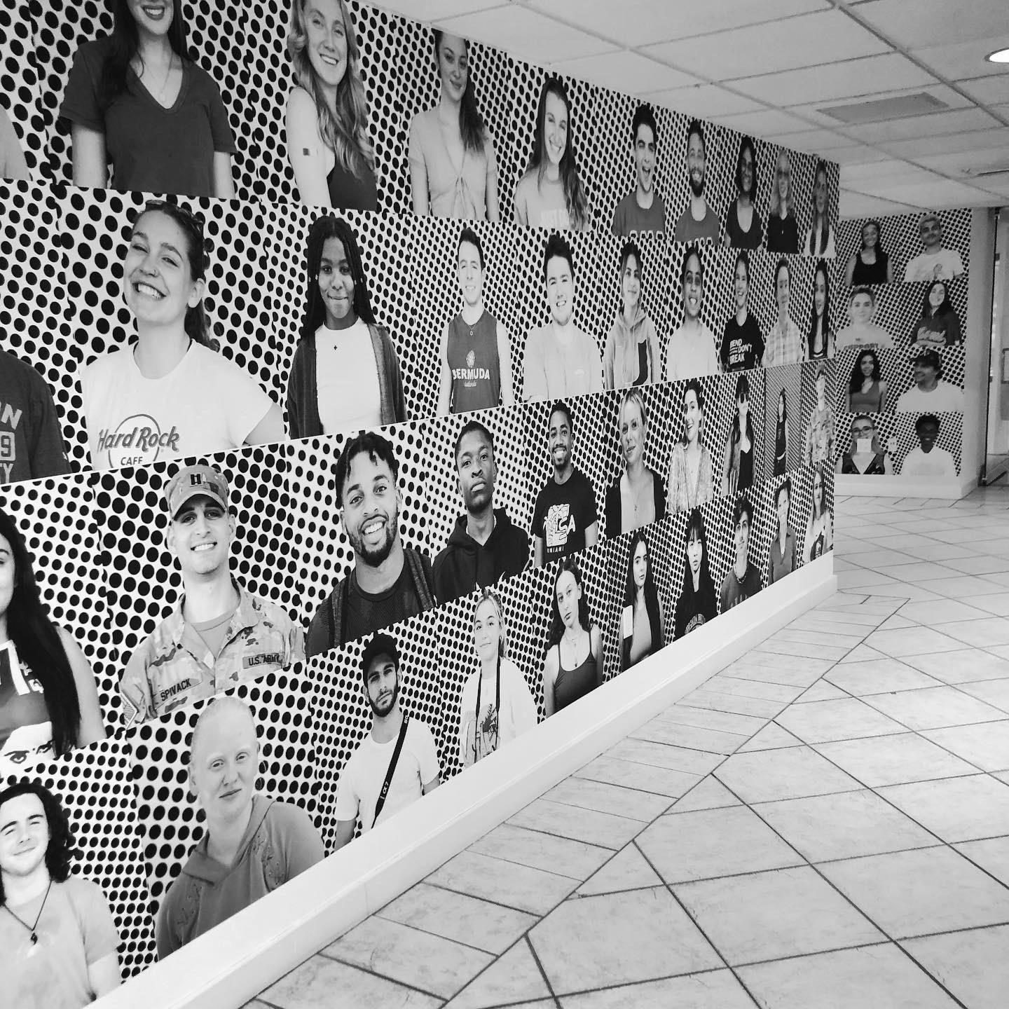 Inside Out community portrait wall